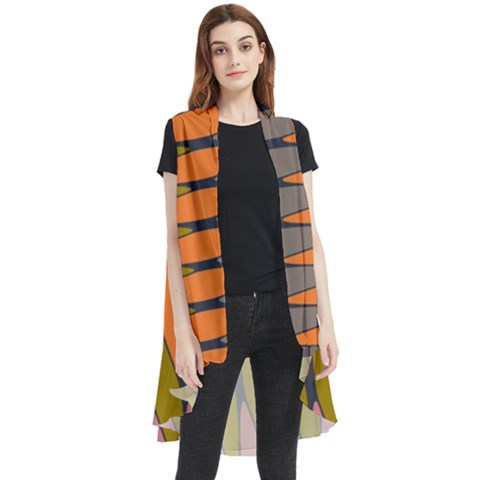 Zappwaits - Your Sleeveless Chiffon Waistcoat Shirt by zappwaits