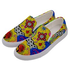 Supersonicplanet2020 Men s Canvas Slip Ons by chellerayartisans