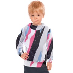 Abstract Space Pattern Design Kids  Hooded Pullover by brightlightarts
