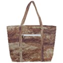 Grunge Surface Print Zip Up Canvas Bag View3