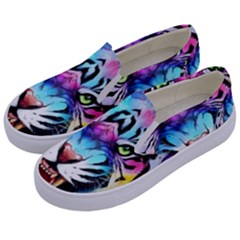 Butterflytiger Kids  Canvas Slip Ons by Sparkle