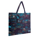 Realeafs Pattern Zipper Large Tote Bag View2