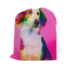 Rainbowdog Drawstring Pouch (2xl) by Sparkle