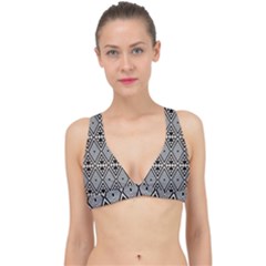Abstract Boho Style Geometric Classic Banded Bikini Top by tmsartbazaar