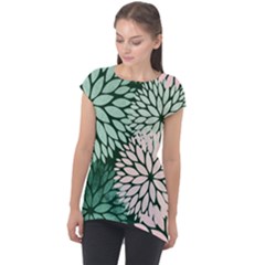 Dahlia  Cap Sleeve High Low Top by Angelandspot