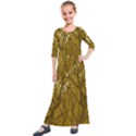 Forest Landscape Illustration 2 Kids  Quarter Sleeve Maxi Dress View1