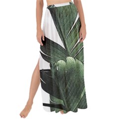 Banana Leaves Maxi Chiffon Tie-up Sarong by goljakoff