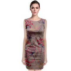 Cherry Love Classic Sleeveless Midi Dress by designsbymallika