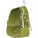 Yellow, gold Gradient Butterflies pattern, cute insects theme Foldable Lightweight Backpack View4