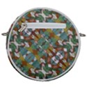 Multicolored Collage Print Pattern Mosaic Crossbody Circle Bag View2