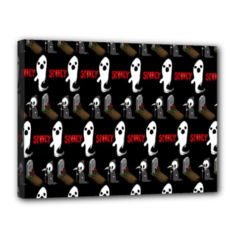 Halloween Canvas 16  X 12  (stretched) by Sparkle