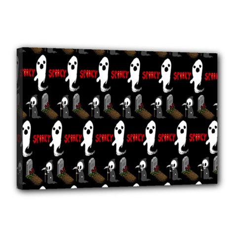 Halloween Canvas 18  X 12  (stretched) by Sparkle