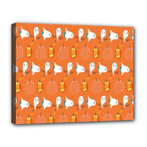 Halloween Canvas 14  X 11  (stretched) by Sparkle