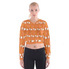 Halloween Cropped Sweatshirt by Sparkle