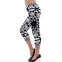 Evil Mandala  Lightweight Velour Capri Leggings  View3