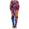 Colourful Print 5 Lightweight Velour Leggings View2