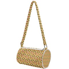 Autumn Leaves Tile Mini Cylinder Bag by DithersDesigns