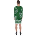 Books And Baked Goods Pattern Asymmetric Cut-Out Shift Dress View2