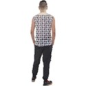 Lady Cat pattern, cute cats theme, feline design Men s Regular Tank Top View2
