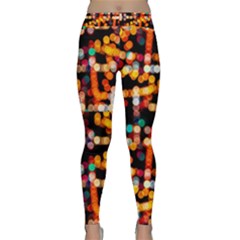 Multicolored Bubbles Print Pattern Classic Yoga Leggings by dflcprintsclothing