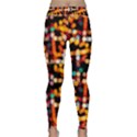 Multicolored Bubbles Print Pattern Classic Yoga Leggings View1