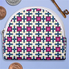 Geometric Horseshoe Style Canvas Pouch by SychEva
