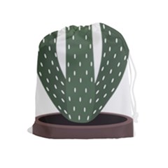 Cactus Drawstring Pouch (xl) by CuteKingdom