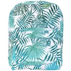 Blue Tropical Leaves Full Print Backpack by goljakoff