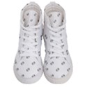 American Football Ball Motif Print Pattern Men s Hi-Top Skate Sneakers View1