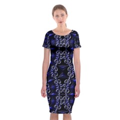 Mandala Cage Classic Short Sleeve Midi Dress by MRNStudios