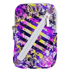 Pop Punk Mandala Belt Pouch Bag (small) by MRNStudios