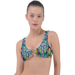 Where The Fairies Dance In Winter Times Ring Detail Bikini Top by pepitasart