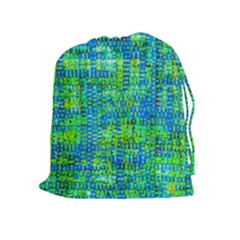Mosaic Tapestry Drawstring Pouch (xl) by essentialimage