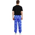 Blue Sequin Dreams Men s Elastic Waist Pants View2