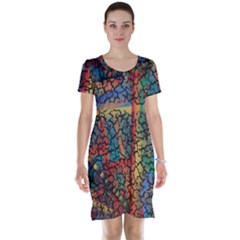 Crackle Short Sleeve Nightdress by WILLBIRDWELL