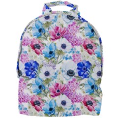 Purple Flowers Mini Full Print Backpack by goljakoff