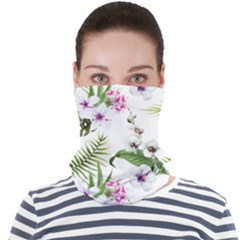 Summer Flowers Face Seamless Bandana (adult) by goljakoff