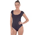 Onyx Black & White - Short Sleeve Leotard  View1