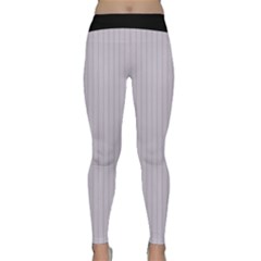 Orchid Hush Purple & Black - Classic Yoga Leggings by FashionLane