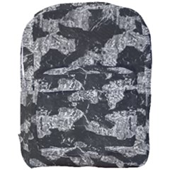 Black And White Cracked Abstract Texture Print Full Print Backpack by dflcprintsclothing