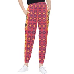 Shapes In Retro Colors2                                                           Tapered Pants by LalyLauraFLM