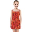 Colorful Strawberries At Market Display 1 Kids  Summer Sun Dress View1