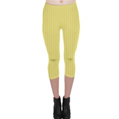 Harvest Gold - Capri Leggings  by FashionLane