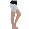 Coconut Milk - Lightweight Velour Yoga Shorts View3