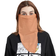 Cantaloupe Orange - Face Covering Bandana (triangle) by FashionLane