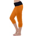 Turmeric Orange - Capri Yoga Leggings View2