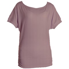 Burnished Brown - Women s Oversized Tee by FashionLane