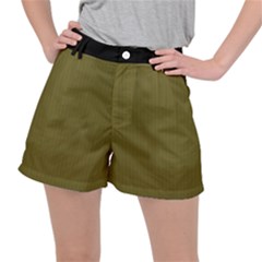 Antique Bronze - Ripstop Shorts by FashionLane