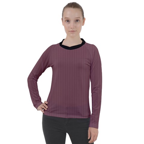 Dull Purple - Women s Pique Long Sleeve Tee by FashionLane