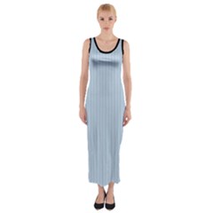 Beau Blue - Fitted Maxi Dress by FashionLane